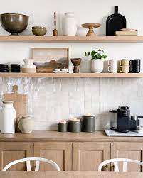 Jaci Daily On Instagram Happy Weekend I Ve Gotten A Lot Of Questions About Our Aksel White Oak Float Oak Floating Shelves Floating Shelves White Oak Kitchen