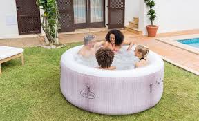 A jacuzzi is a hot tub brand that began when the jacuzzi brothers invented an underwater pump to help relieve pain in arthritic patients. Lay Z Spa Inflatable Hot Tub Reviews