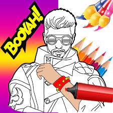Free fire is a mobile game where players enter a battlefield where there is only. Ff Coloring Book 2021 Glitter Fun Art