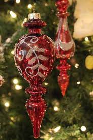 Affordable and search from millions of royalty free images, photos and vectors. Red Decorative Finial Glass Christmas Ornament Red Christmas Ornaments Christmas Ornaments Glass Christmas Ornaments