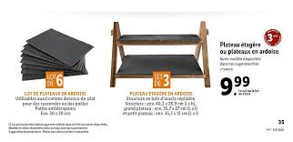Offre Plateau Etagere Ou Plateaux En Ardoise Chez Lidl