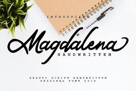 Gveret levin alef alef alef download view count : Magdalena Beauty Script Handwritten 272875 Script Font Bundles Font Bundles Premium Fonts Calligraphy Styles