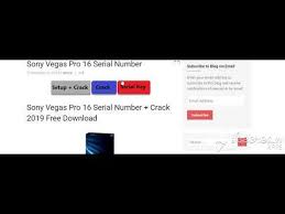Sony Vegas Pro 16 Serial Number Key 2019 Free Download Free Download Free Download