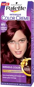 I ran out to buy this product in medium intense auburn (r2) because it was raved about by the youtube guru saaamage and she had beautiful dark burgandy / reddish hair. Schwarzkopf Palette Intensive Color Creme Hair Color Shade Rf3 Intense Dark Red Vmd Parfumerie Drogerie