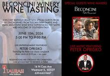 Beconcini Winery Wine Tasting