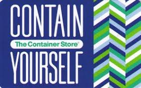 Use of this gift card constitutes acceptance of the following terms and conditions: Gift Card Contain Yourself The Container Store United States Of America The Container Store Col Us Tcs Sv1406589