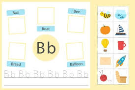 Vitamin b vitamins are necessary for both men and women, especially older adults and those with certain medical conditions. Alphabet Tracing Worksheet For Preschool And Kindergarten Writing Practice Letter B Exercises With Cards For Kids Vector Illustration Royalty Free Cliparts Vectors And Stock Illustration Image 148061048
