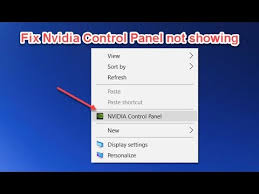 If your nvidia control panel is missing as well, do not panic. Fix Nvidia Control Panel Not Showing In Windows 10 Youtube