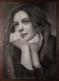 Currently learning portrait painting. This is my attempt at the actress  Anne Hathaway