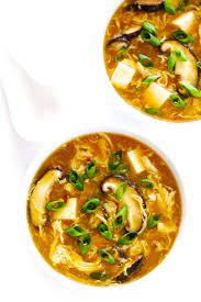 This hot and sour soup is thick soup with a delicious combination of sour and spicy flavors. Hot And Sour Soup Gimme Some Oven