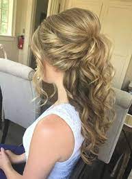 43 Gorgeous Half Up Half Down Hairstyles That Perfect For A Rustic Wedding Wedding Hair Half Medium Length Hair Styles Medium Hair Styles