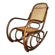 Thonet Bentwood And Cane Double Circles Rocking Chair For Sale Rocking Chair Cane Rocking Chair Small Comfy Chair