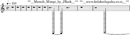 Meraih Mimpi MIDI - MP3 - Karaoke - Sheet Music • HamieNET.com
