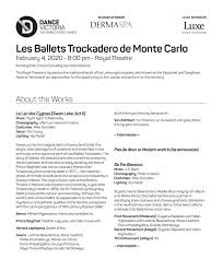 First conceived by sergei diaghilev, a russian art critic and ballet impresario. Dance Victoria 2019 2020 Season Les Ballets Trockadero De Monte Carlo Program Insert By Dance Victoria Issuu