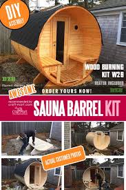 I don't want to look stingy but i also don't want. Diy Barrel Sauna Kits You Can Assemble In One Weekend Craft Mart