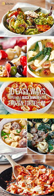 A package of tortellini pasta opens the door to so many options for creating quick, delicious, satisfying meals. The Frozen Tortellini Feast 10 Ways To Turn This Freezer Staple Into Dinner Kitchn