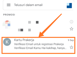 Ya, email yang merupakan surat elektronik memang menjadi salah satu perubahan besar dalam kemajuan zaman ketika internet. Cara Verifikasi Email Kartu Prakerja Mudah Cepat Go Bizz Com