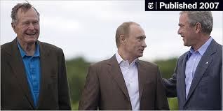 Vladimir putin family album in fact, in the picture next to the head of our state is a former employee of rosmolodezh daria zakharova. Putin Arrives In Kennebunkport For 2 Day Visit With The Bushes The New York Times