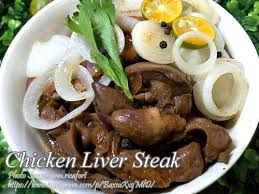 Chicken Liver Steak Recipe Panlasang Pinoy Meaty Recipes Recipe Chicken Liver Recipes Chicken Livers Steak Recipes