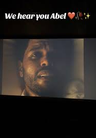 Abel Surprises Fans at Hurry Up Tomorrow Movie Place