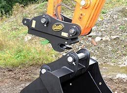 Manual handles lock the tools in place. Home Geith Excavator Attachments