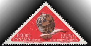 Telstar 1 was an experimental active communication satellite built by bell systems. Briefmarke Telstar 1 Panama Satellites Mi Pa 778 Sn Pa 457 Yt Pa 355