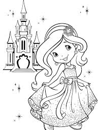 Ausmalbilder Emily Erdbeer Bild Prinzessin Und Burg