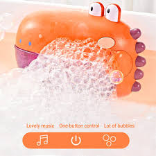 What is the function of this bubble frog? Buy Hlxy Bath Toys Bubble Bath Maker For Bathtub Toys Blows Bubbles And Plays 12 Songs Kids Baby Bath Toys Makes Great Gifts For Toddlers Music Dinosaur Bath Bubble Machine Red Online
