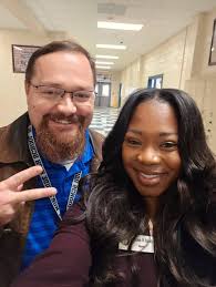 Of course the mayor of Warner Robins is a graduate of Northside High  School!!! Thanks for stopping by your alma mater today Mayor Patrick. We  enjoyed your visit.