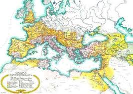 The roman empire map posters and art. Wall Map Of The Roman Empire Circa 180 Ce Historical Educational Poster Ebay