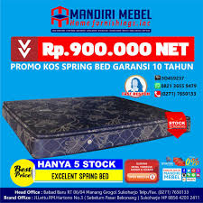 This is good line open 2016 spring promo by goodline on vimeo, the home for high quality videos and the people who love them. Mandiri Mebel On Twitter Wow Cuman 5 Stock Mebel Promo Spring Bed Stock Solo Sukoharjo Wonogiri Klaten Sragen Kartasura