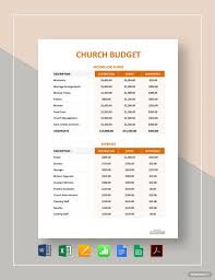Free Simple Church Budget Template Pdf Word Doc Excel Apple Mac Pages Google Docs Google Sheets Apple Mac Numbers Budget Spreadsheet Budget Spreadsheet Template Budget Template