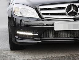 Apart from their practical functions, drls can considerably enhance the style of your c class. 2008 10 Mercedes W204 C Class Led Daytime Running Light Kit Ijdmtoy Com