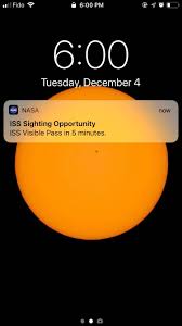 This app is rated 5 by 1 users who are using this app. Nasa S App Has A Feature That Notifies You When The Iss Is Visible Above You Iss