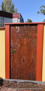 Modulare Wandsysteme Sichtschutz Mit Cortenstahl Gabionen Gartenmauer Cortenstahl