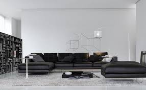 Black And White Comfort Room Design Seeking Real Comfort On Modern Luxury Sofa Sofa Design Fabric Sofa Design Black Living Room