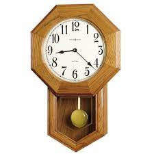 European wood cherry wall clock. Howard Miller Elliot Schoolhouse Wall Clock 625242