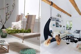 Cut both ends of the 4×4 supports at 45º and align it at both ends. 25 Examples Of Indoor Swings Turn Your Home Into A Playground For All Ages Amazing Diy Interior Home Design