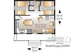 Cabin plans (sometimes called cabin home plans or cabin home floor plans) come in many styles and configurations, from classic log homes to contemporary cottages. Best Small 1 Bedroom House Plans Floor Plans With One Bedroom