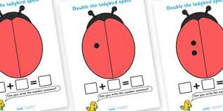 Double The Ladybird Spots Sheets Ladybirds Doubling Doubles Double Numeracy Ladybirds Adding Multi Teaching Resources Primary Minibeasts Classroom Fun