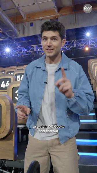 The #100Cooks finale starts tonight @ 9|8c! But before then, head on set  with @nick.digiovanni to see what REALLY goes on behind the scenes 😂