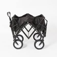 Mac Sports Collapsible Folding Outdoor Utility Wagon Wagon With Side Table Black Want Additional Info Click On T Utility Wagon Wagon Cart Black Side Table
