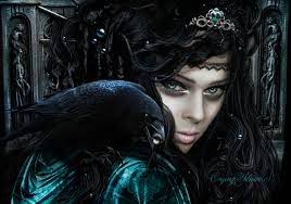 Black hair can be a major commitment. Black Hair Witch Gothic Fantasy Art Fantasy Women Fantasy Girl