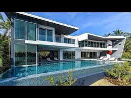 Mansao De Extremo Luxo Muito Moderna Em Miami Beach 38 Milhoes De Dolares Youtube Casas De Praia Dos Sonhos Miami Beach Casa Conceito Aberto