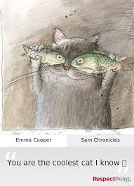 emma cooper to sam chronicles on respectpoint cats illustration cat art animal illustration