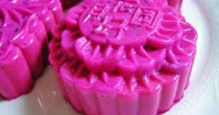 Dragon Fruit Sesame Agar Agar Mooncake Fruit Recipes Moon Cake Dragon Fruit