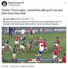 Jun 05, 2021 · south africa director of rugby rassie erasmus has expressed concern over the fitness of no 8 duane vermeulen ahead of the british & irish lions series, but believes the balance of the squad is. Alcgj8jlesu1mm