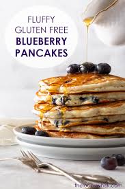 Add the flour, salt, baking powder, and sugar, stirring just to combine. Fluffy Gluten Free Blueberry Pancakes The Loopy Whisk
