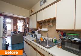 kerry's colorful & quick rental kitchen