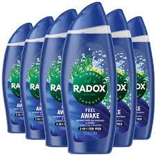 Radox Feel Awake 2 In 1 Shower Gel 6 X 500ml Costco Uk